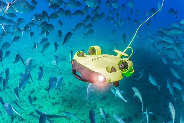 Fifish 100m Underwater Mini Rov Robot Fish Finder Drone 4K Camera