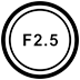 F/2.5 Aperture