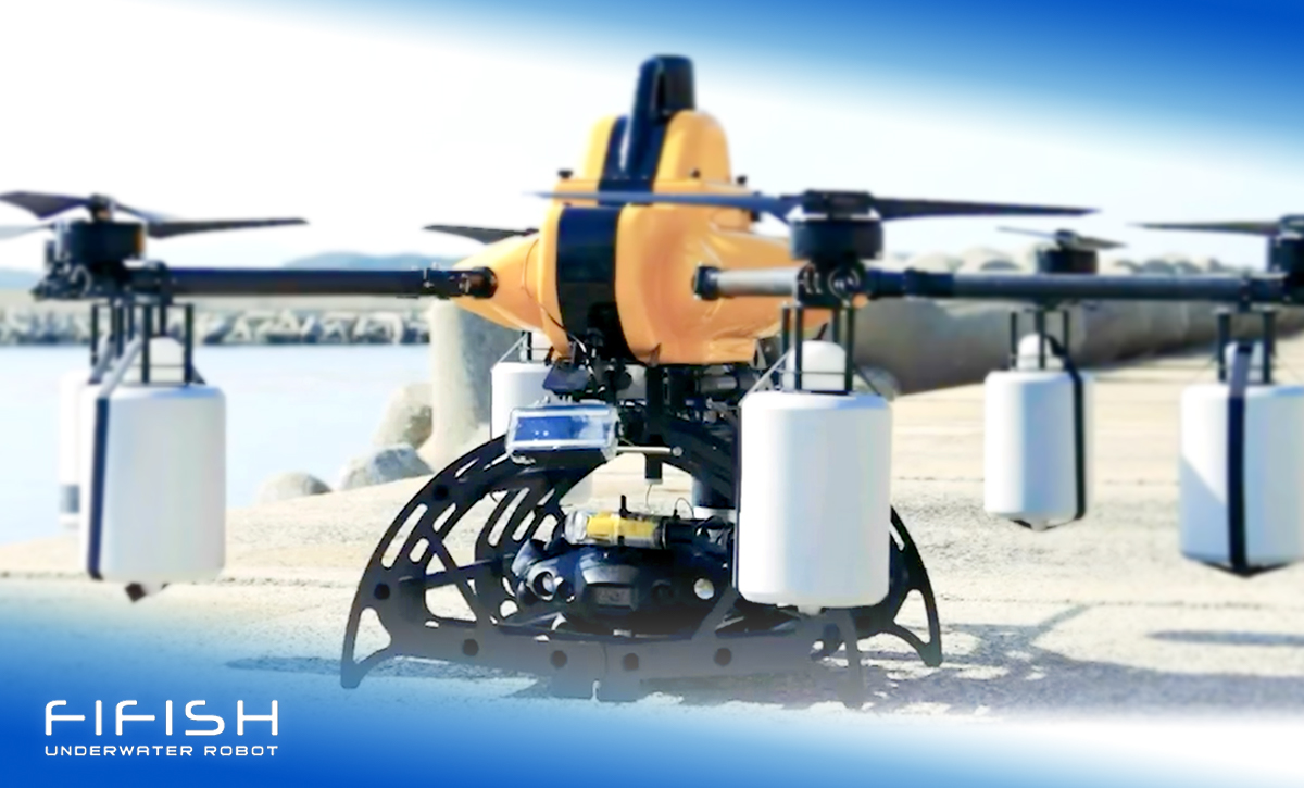 全球“水空一体无人机”首次亮相，由鳍源科技和KDDI联合研发