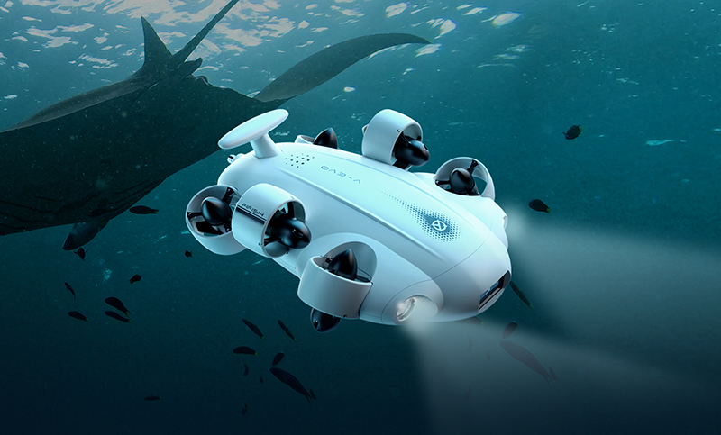 Meet FIFISH V-EVO: QYSEA's Groundbreaking Compact Underwater Drone
